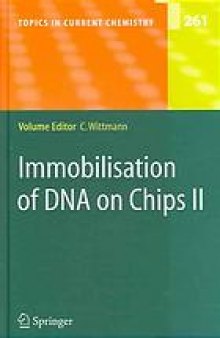 Immobilisation of DNA on Chips II