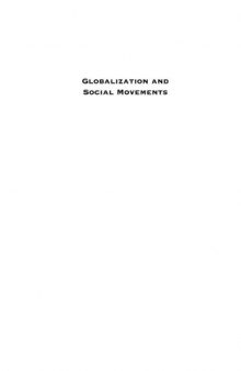 Globalization and social movements : Islamism, feminism, and global justice movement