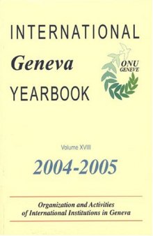 International Geneva Yearbook 2004-2005