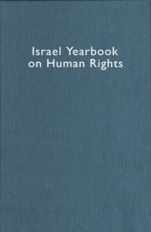 Israel Yearbook on Human Rights, Volume 36 (2006)