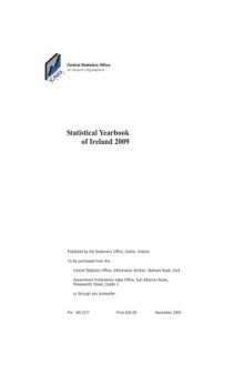 Statistical Yearbook of Ireland 2009