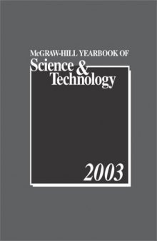 McGraw-Hill 2003 Yearbook of Science & Technology