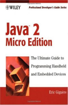 Java 2 Micro Edition: Professional Developer's Guide