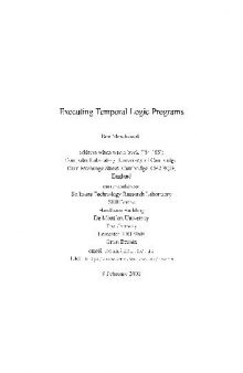 Executing Temporal Logic Programs