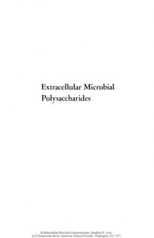 Extracellular Microbial Polysaccharides