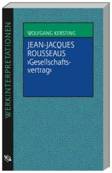 Jean- Jacques Rousseaus 'Gesellschaftsvertrag'