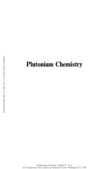 Plutonium Chemistry