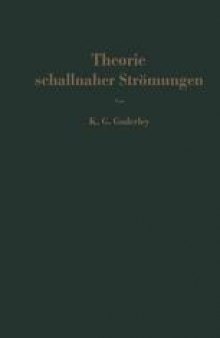 Theorie schallnaher Strömungen