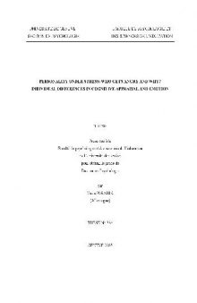 PERSONALITY UNDER STRESS WHO GETS ANGRY AND WHY INDIVIDUAL DIFFERENCES IN COGNITIVE APPRAISAL AND EM