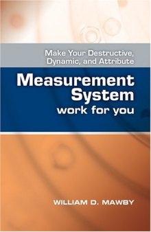 Make Your Destructive, Dynamic, and Attribute Measurement System Work For You