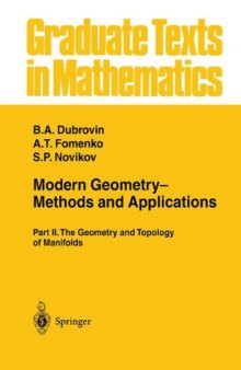Modern Geometry -  Methods and Applications: Part II: The Geometry and Topology of Manifolds