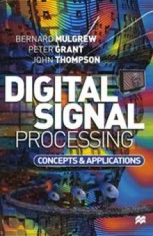 Digital Signal Processing: Concepts and Applications