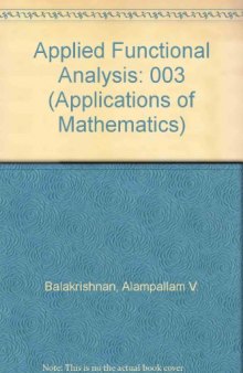 Applied functional analysis