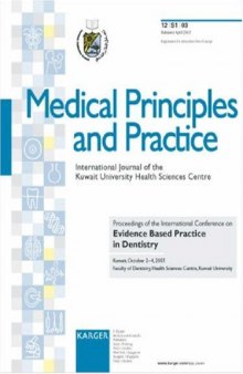 Evidence Based Practice in Dentistry (Medical Principles and Practice)