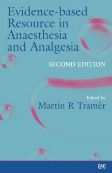 Evidence-Based Resource in Anaesthesia and Analgesia (Evidence-Based Medicine)