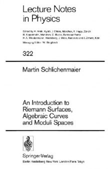 An introduction to Riemann surfaces, algebraic curves and moduli spaces