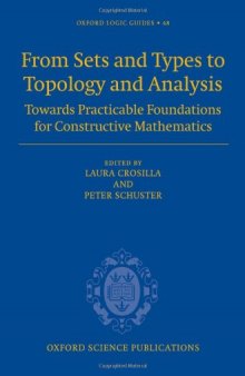 From Sets and Types to Topology and Analysis: Towards Practicable Foundations for Constructive Mathematics