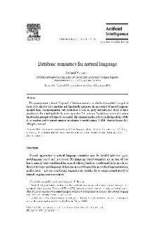 Database semantics for natural language