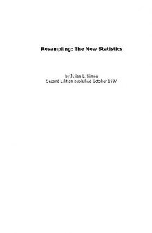 Resampling The New Statistics