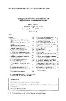 Techniques of dimensional regularization and 2-point functions of QCD and QED