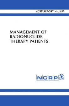 Management of Radionuclide Therapy Patients (Ncrp Report)