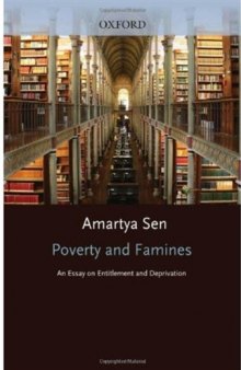 Poverty and Famines: An Essay on Entitlement and Deprivation