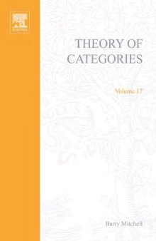 Theory of Categories (Pure and Applied Mathematics (Academic Press))