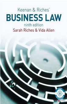 Keenan and Riches' Business Law, 9th Edition 