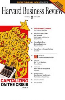 Harvard Business Review - February 2009 