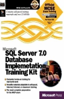 Microsoft SQL Server 7.0 Database Implementation Training Kit