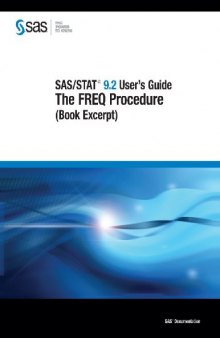 SAS STAT 9.2 User's Guide: The FREQ Procedure (Book Excerpt)