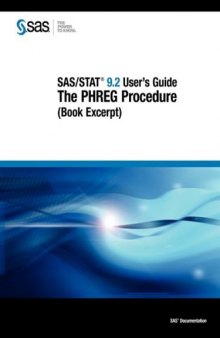 SAS STAT 9.2 User's Guide: The PHREG Procedure (Book Excerpt)