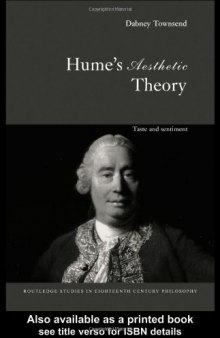 Hume's Aesthetic Theory: Taste and Sentiment
