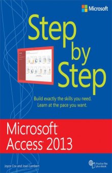 Microsoft® Access® 2013 Step By Step