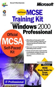 Microsoft Windows 2000 Core Requirements, Exam 70-210: Microsoft Windows 2000 Professional