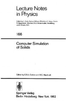 Computer Simulation of Solids