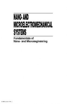 Nano- and microelectromechanical systems fundamentals of nano- and microengineering