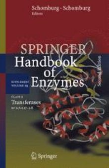 Springer Handbook of Enzymes: Class 2 Transferases EC 2.7.11.17-2.8