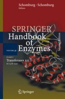 Springer Handbook of Enzymes: Class 2 · Transferases XII EC 2.7.8–2.9.1