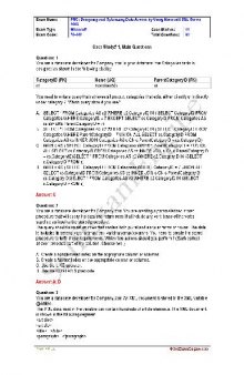 Microsoft 70-442. Design And Optimizing Data Access by Using Microsoft SQL Server