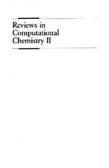 Reviews in Computational Chemistry Volume 2