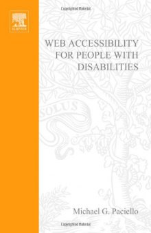 Web Accessibility for People with Disabilities (R & D Developer Series)