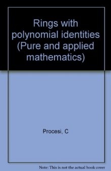 Rings with polynomial identities