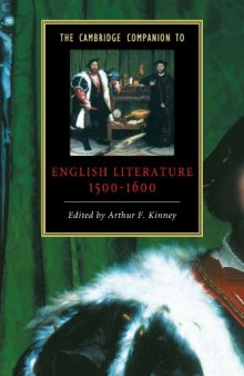 The Cambridge Companion to English Literature, 1500-1600 (Cambridge Companions to Literature)