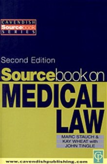 Sourcebook on Medical Law (Sourcebook)