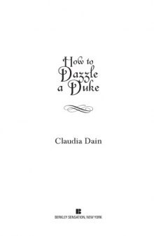 How to Dazzle a Duke (The Courtesan Series)