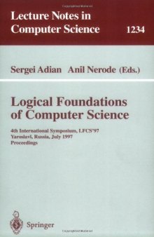 Logical Foundations of Computer Science: 4th International Symposium, LFCS'97 Yaroslavl, Russia, July 6–12, 1997 Proceedings