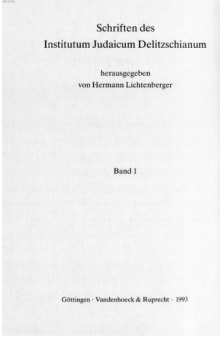 Begegnungen zwischen Christentum und Judentum in Antike und Mittelalter. Festschrift für Heinz Schreckenberg