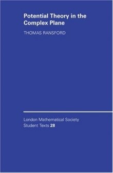 Potential Theory in the Complex Plane