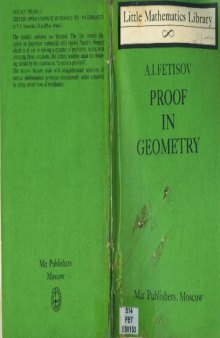 Proof in Geometry (Little Mathematics Library)